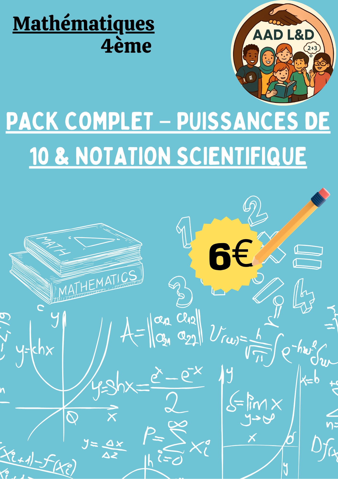 đ Pack complet â Puissances de 10 & notation scientifique â 4e