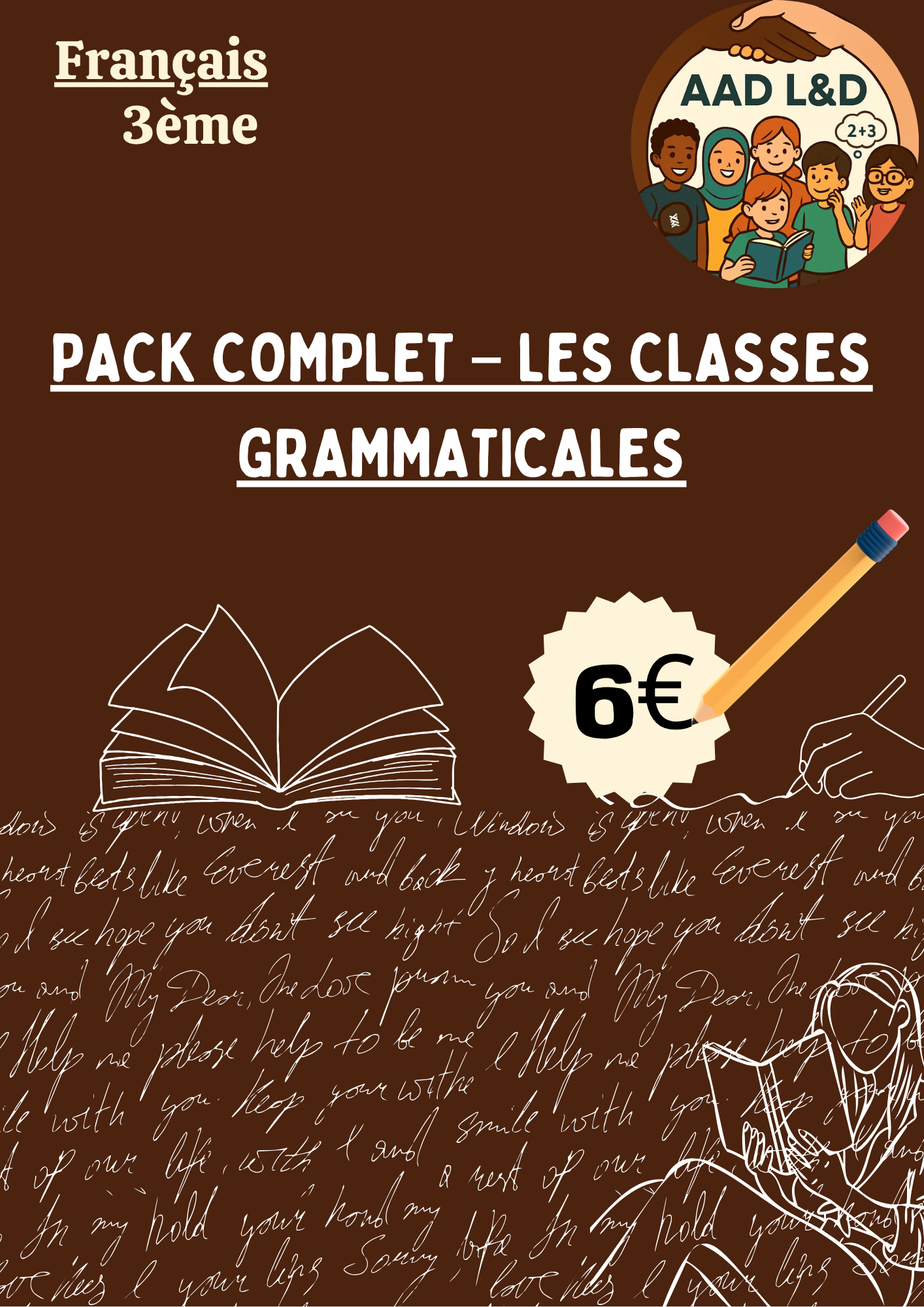 Pack Complet – Les classes grammaticales 3e