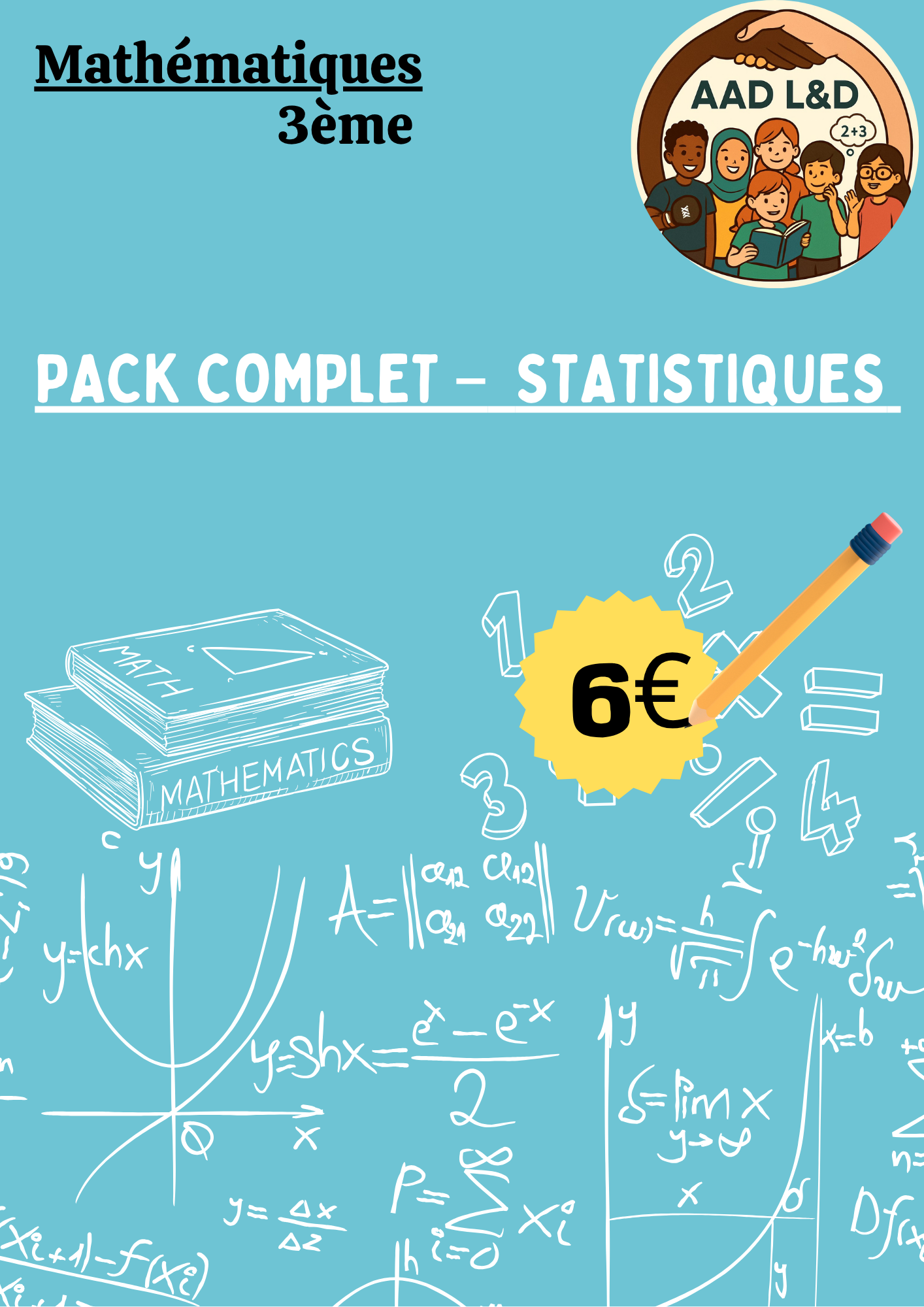 Pack Complet – Statistiques 3e