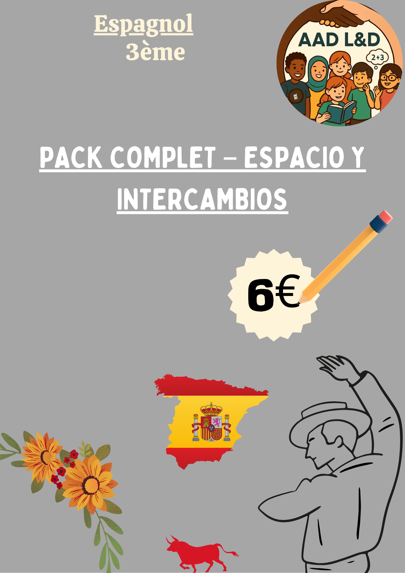 🌍 Pack complet – Espacio y intercambios Explorer, voyager, comprendre les mobilités et les frontières