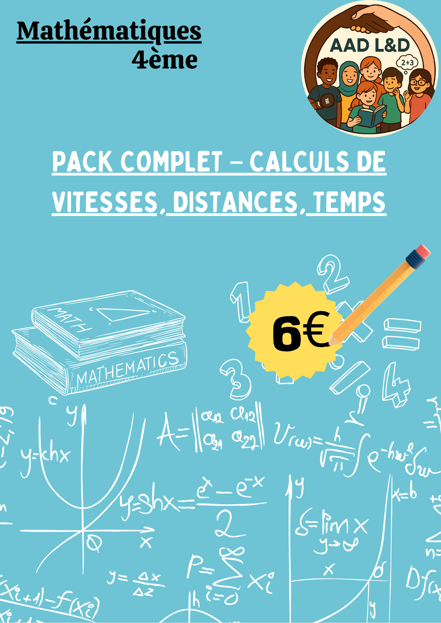 đ Pack complet â Vitesse, distance, temps : maĂźtriser les formules â 4e