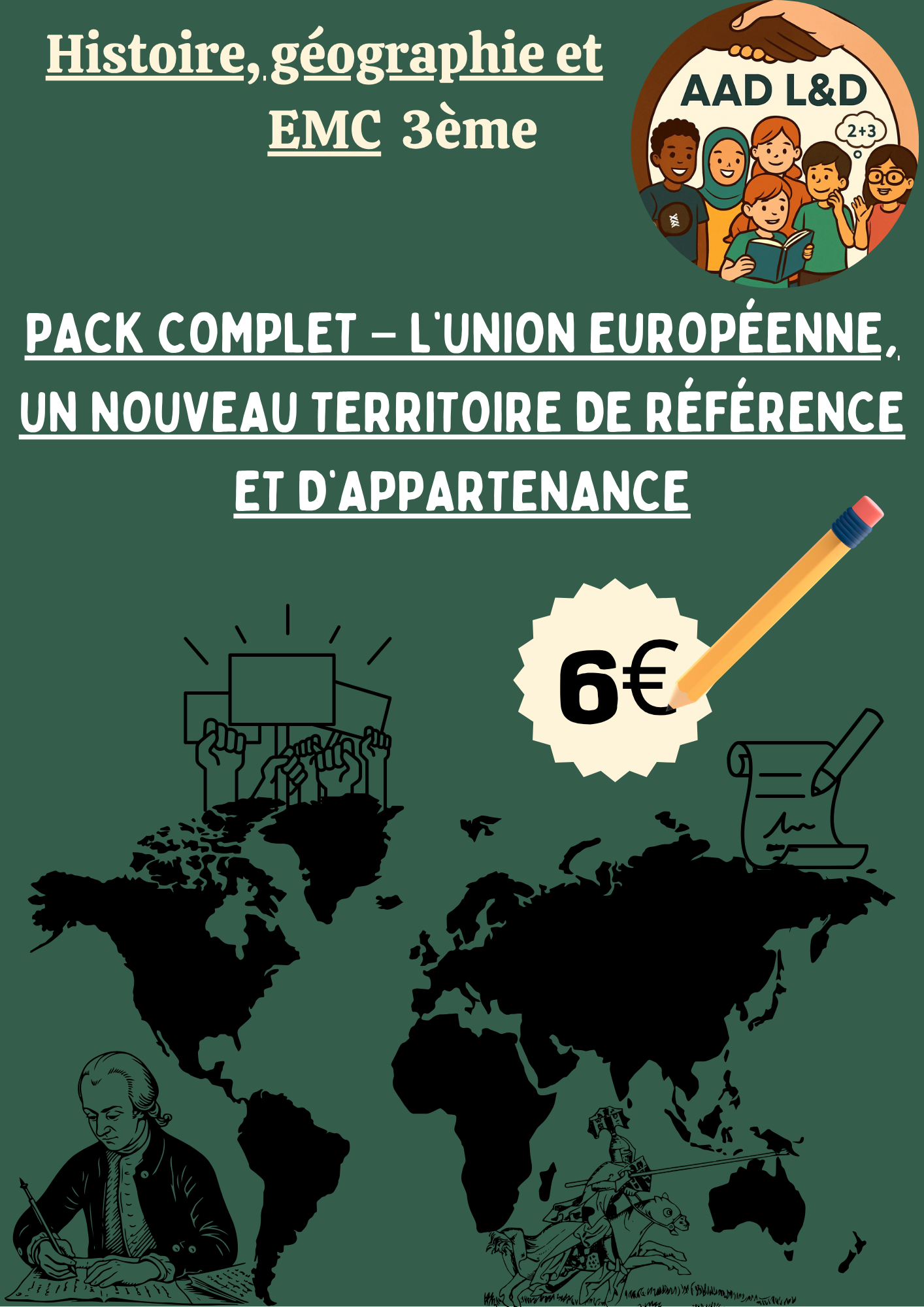 Pack Complet – L’Union européenne, un nouveau territoire de référence et d’appartenance 3e
