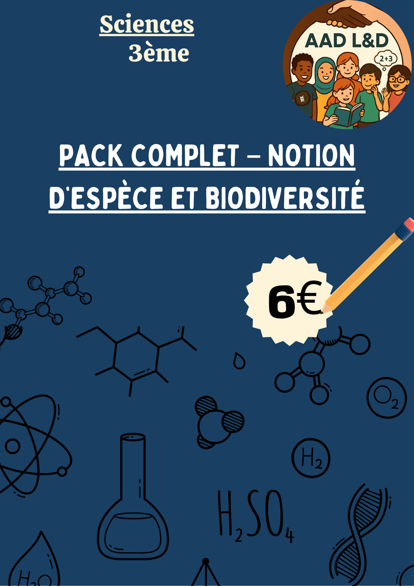 Pack Complet – Notion d’espèce et biodiversité 3e