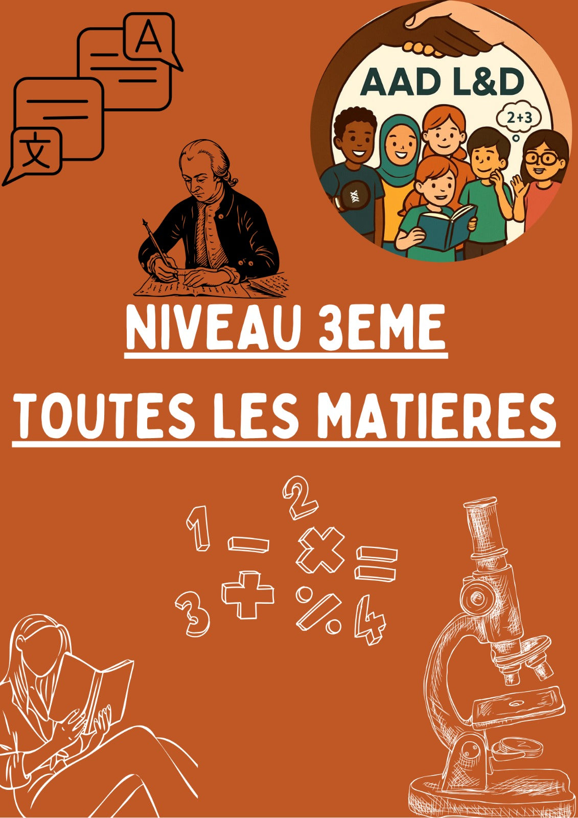 📚 3e – Toutes les matières L’essentiel pour réussir ton année et le brevet : cours clairs, fiches, quiz, exercices corrigés. Toutes les matières réunies. Progresse à ton rythme, en autonomie ou avec aide.