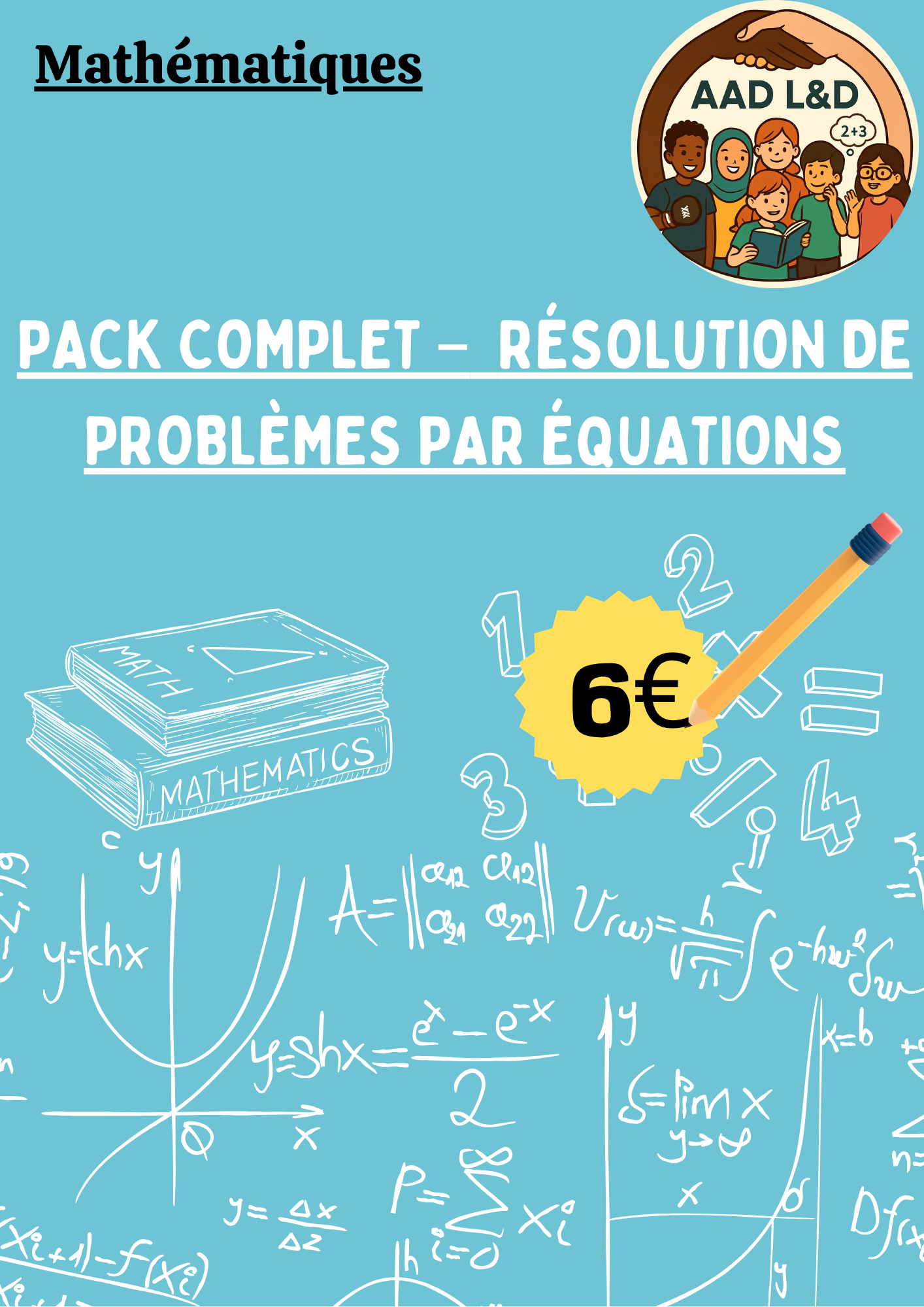 🔢Pack Complet – Résolution de problèmes par équations 3e