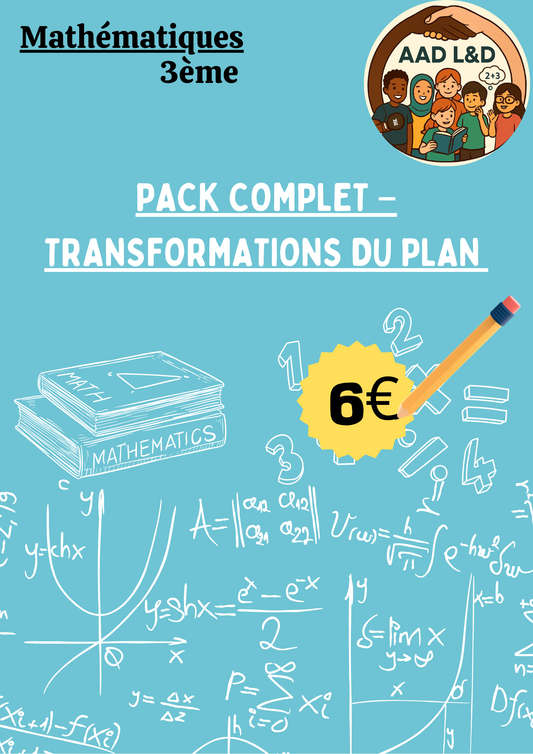 Pack Complet – Transformations du Plan 3e