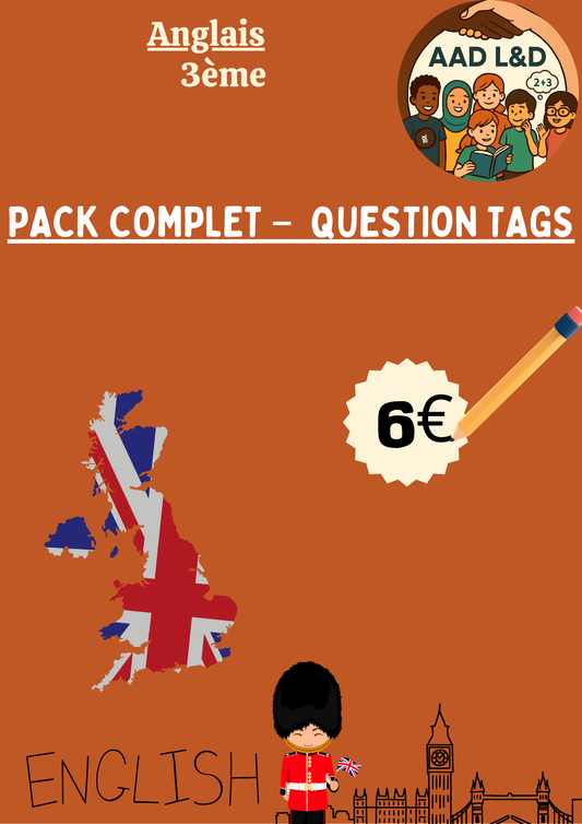 Mini Pack – Question Tags : You’re tired, aren’t you?