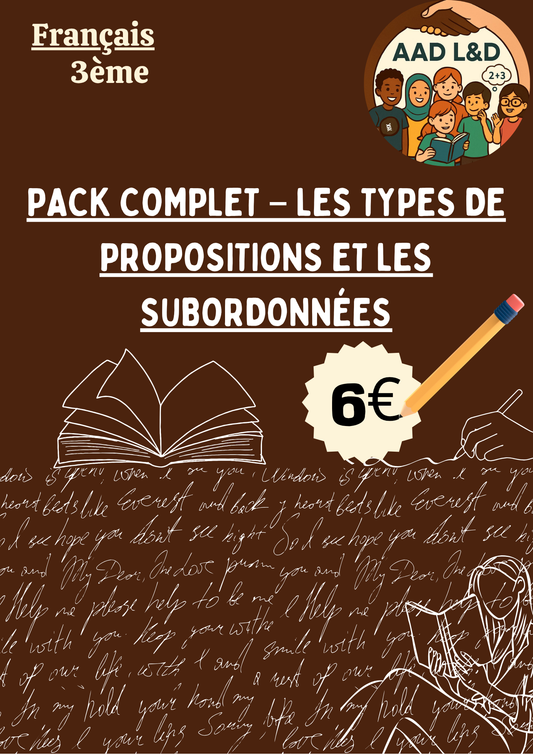 Pack Complet – Voix active et voix passive 3e