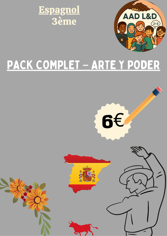 🌍 Pack complet – Arte y poder Quand l’art devient un moyen d’expression, de résistance et de mémoire