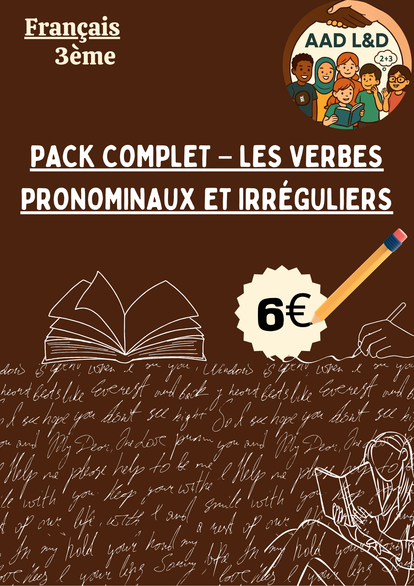 Pack Complet – Verbes pronominaux et irréguliers 3e