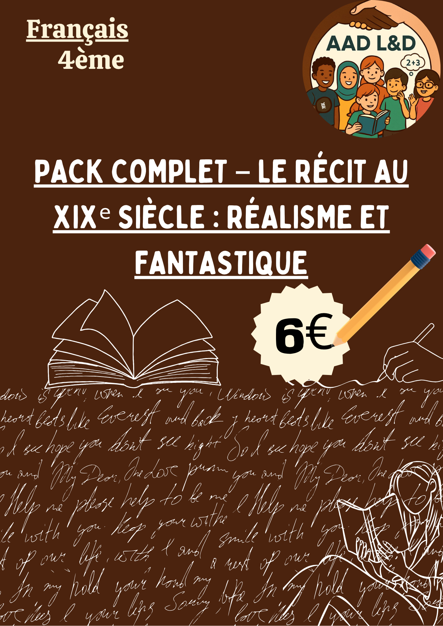 📖 Pack complet – Le récit au XIXᵉ siècle : réalisme et fantastique – 4e