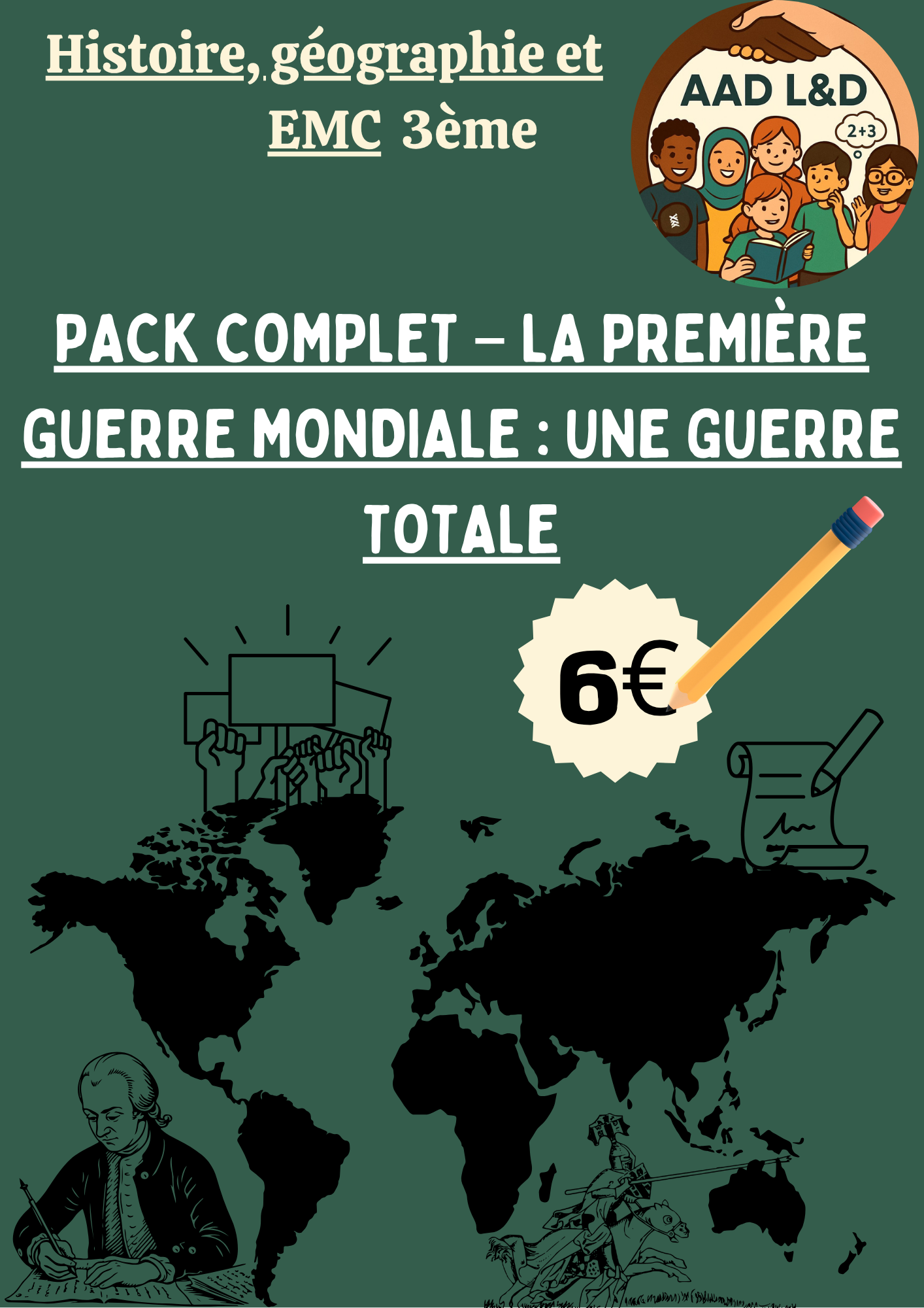 Pack Complet – La Première Guerre mondiale : une guerre totale (1914-1918)