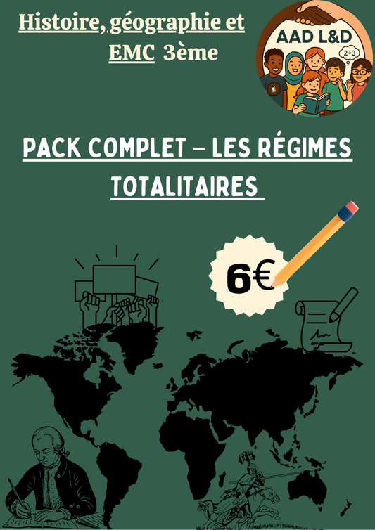 Pack Complet – Les régimes totalitaires (années 1930) : nazisme, stalinisme, fascisme