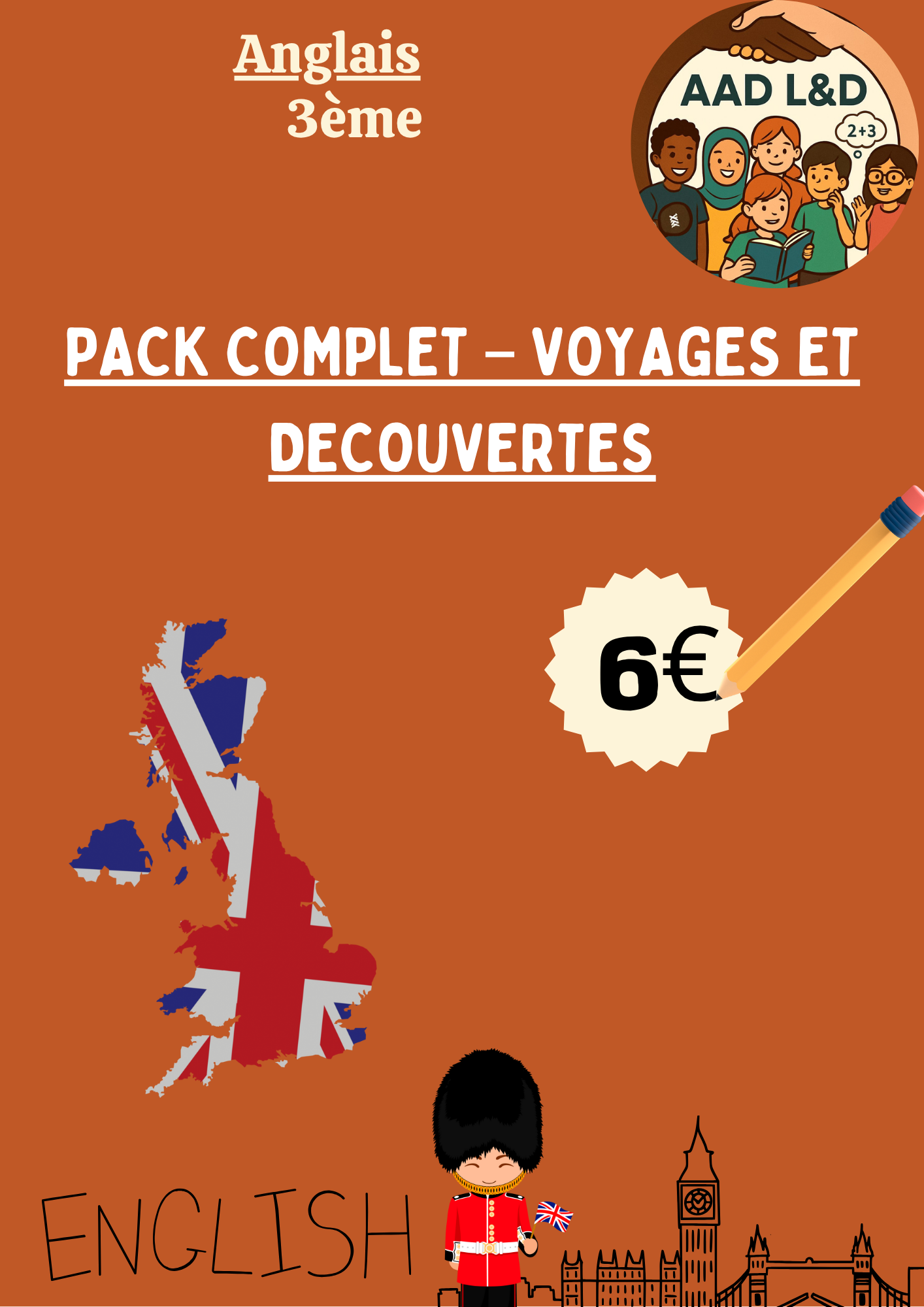 Mini Pack – Voyages & Découvertes : Pays Anglophones & Cultures