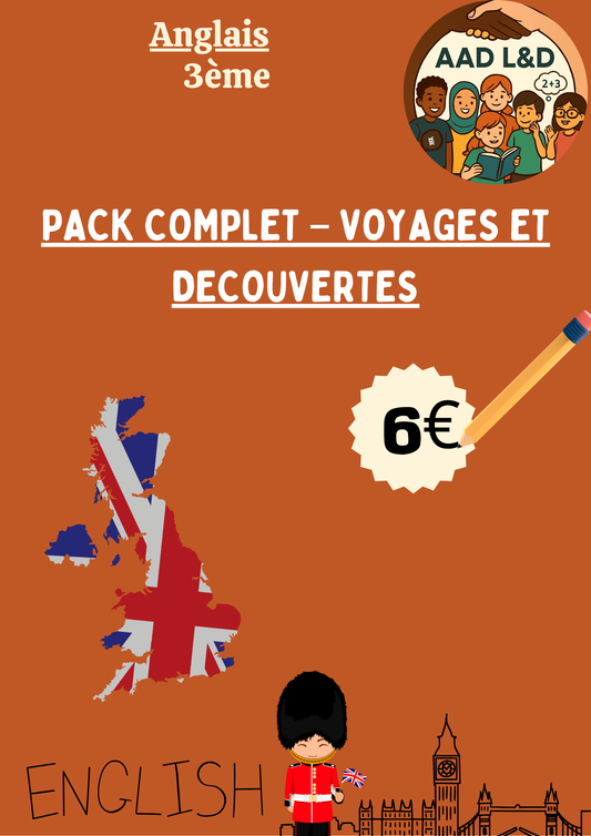 Mini Pack – Voyages & Découvertes : Pays Anglophones & Cultures