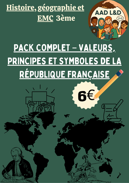 Pack Complet – Valeurs, principes et symboles de la République française 3e