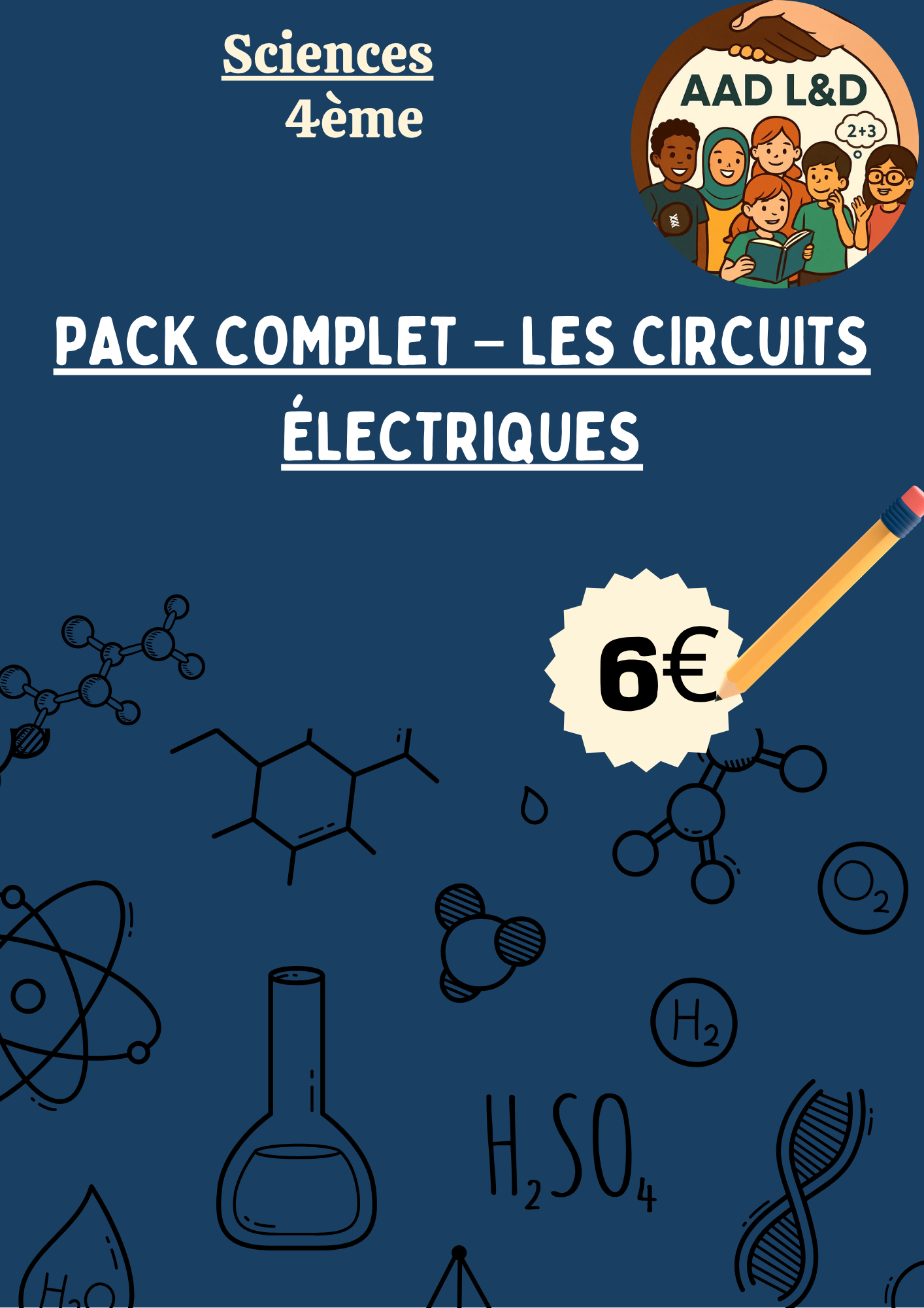 🔬 Pack complet – Les circuits électriques : série, dérivation, tension, intensité – 4e