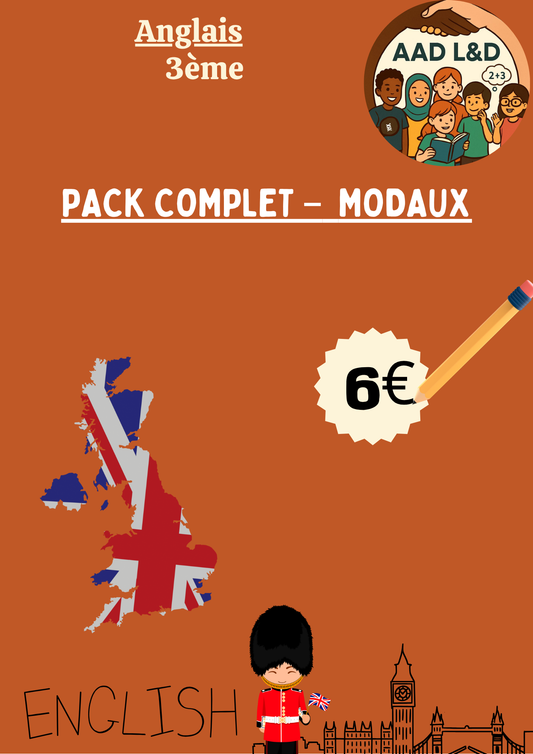 Mini Pack – Les Modaux en Contexte : Can, Must, Have to, Should, May, Might