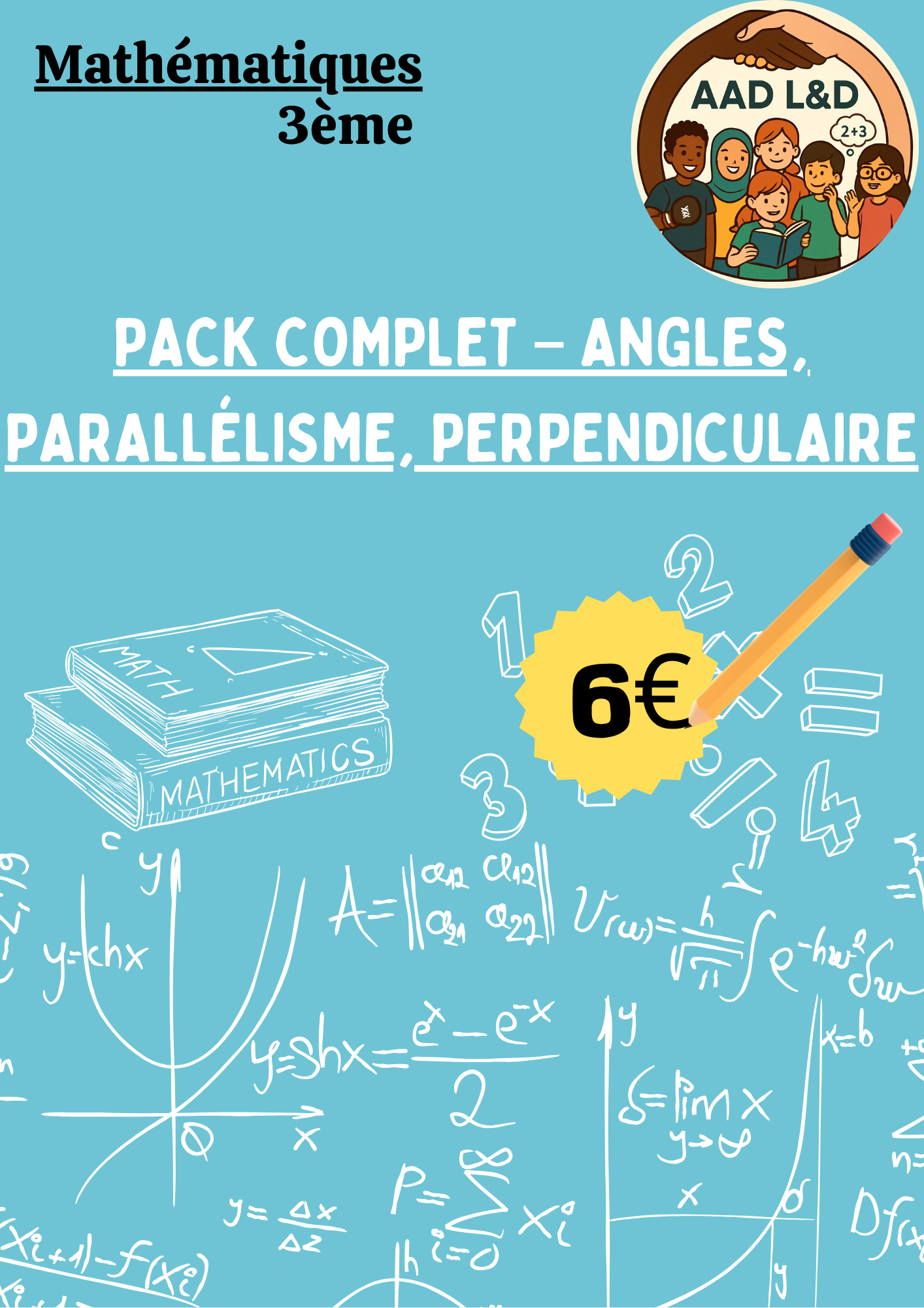 Pack Complet – Angles, Parallélisme et Perpendiculaire 3e