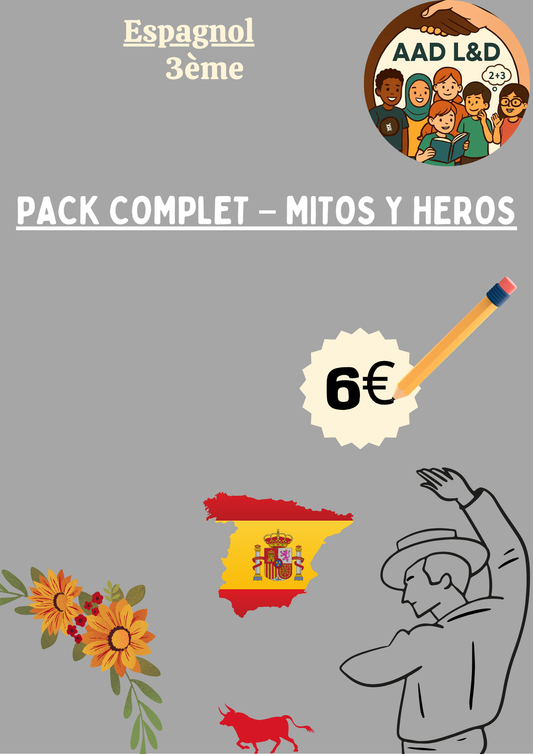 🌍 Pack complet – Mitos y héroes Héros, légendes et croyances : entre histoire, culture et imagination